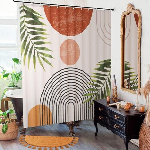 KIBAGA Beautiful Boho Shower Curtain