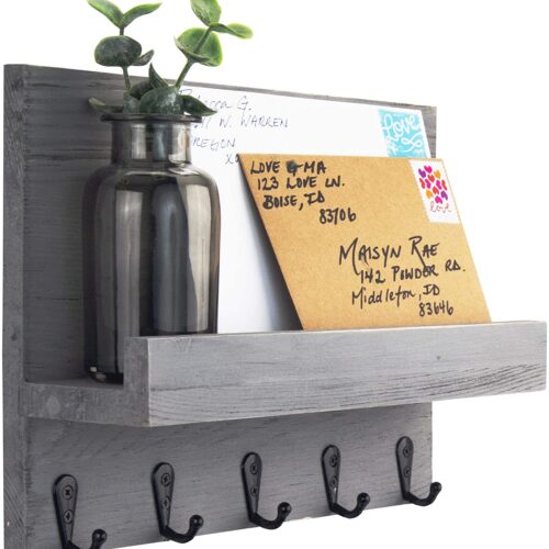Decorative Key and Mail Holder for Walls