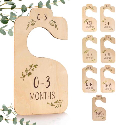 Beautiful Wooden Baby Closet Dividers for Clothes