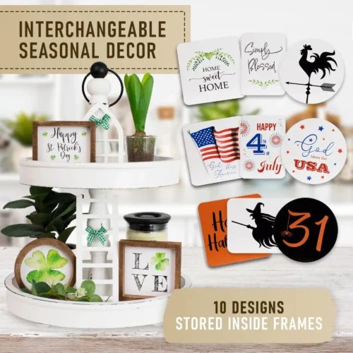 The Ultimate Farmhouse Tiered Tray Decor Set