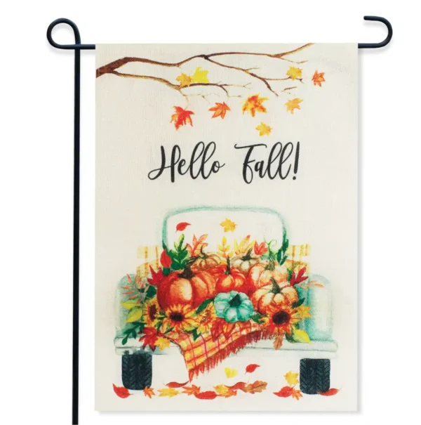 Beautiful Fall Garden Flag For Outdoor Decor