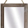 Decorative Rustic Mirror For Walls - Brown