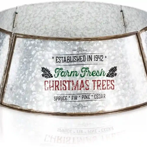 KIBAGA Farmhouse Christmas Tree Collar 30" Tree Ring
