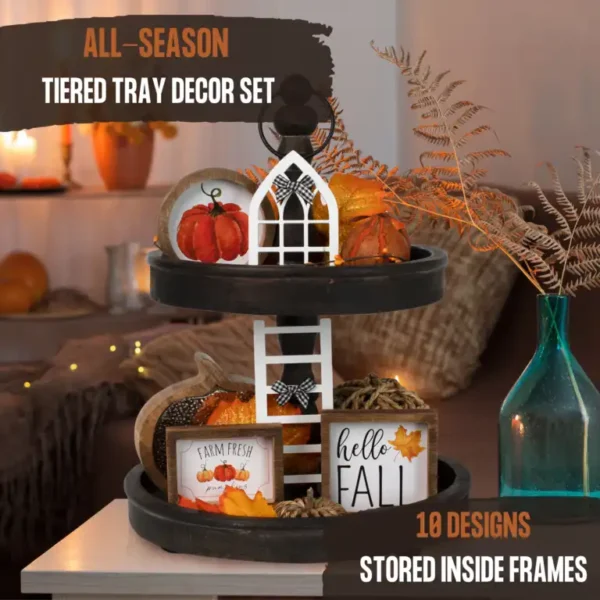 The Ultimate Farmhouse Tiered Tray Decor Set