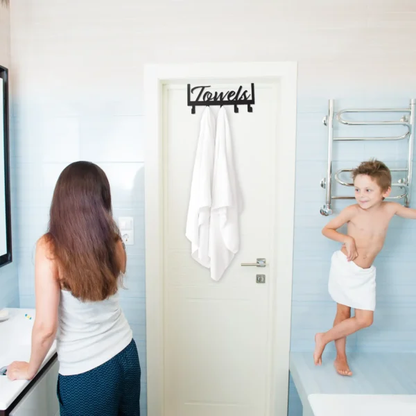 Aesthetic Over The Door Towel Rack for Your Bathroom