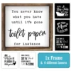 Funny Farmhouse Bathroom Decor Signs