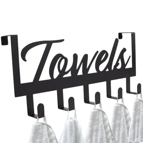 Aesthetic Over The Door Towel Rack for Your Bathroom