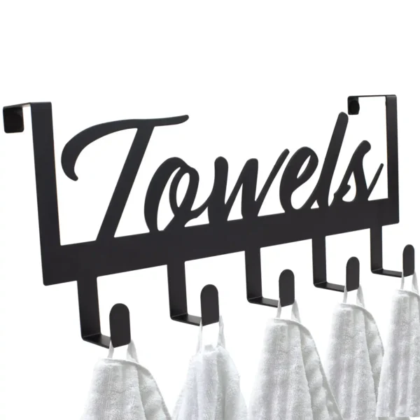 Aesthetic Over The Door Towel Rack for Your Bathroom