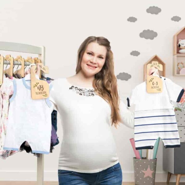 Beautiful Wooden Baby Closet Dividers for Clothes