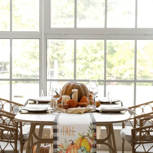Beautiful Fall Table Runner