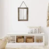 Decorative Rustic Mirror For Walls - Brown