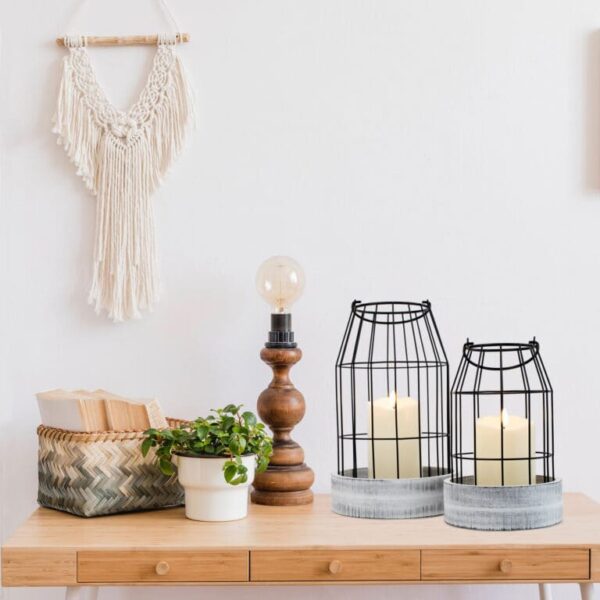 Rustic Farmhouse Lantern Decor