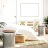 Farmhouse Storage End Table Set of 2