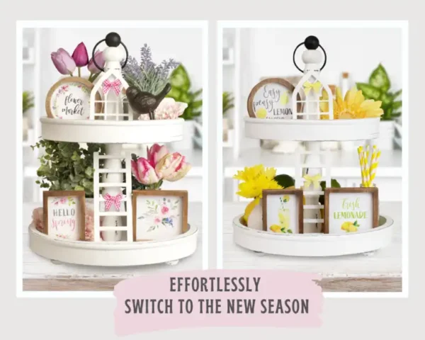 The Ultimate Farmhouse Tiered Tray Decor Set