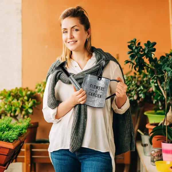 Galvanized Watering Can
