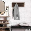 Decorative Coat Rack 5 Hooks- Brown