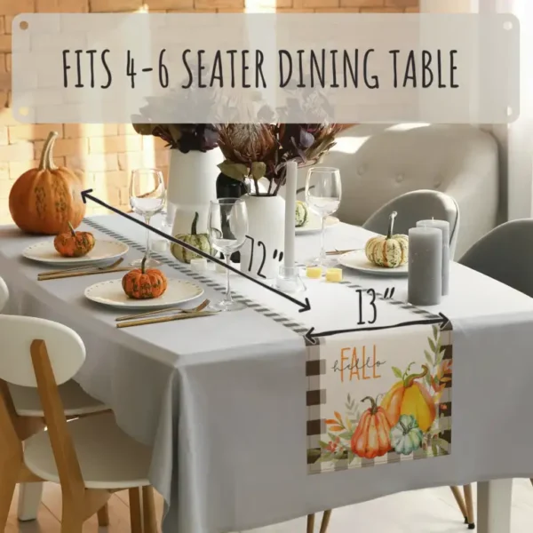 Beautiful Fall Table Runner