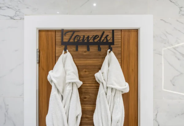 Aesthetic Over The Door Towel Rack for Your Bathroom