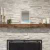 Decorative Rustic Mirror For Walls - Distressed White