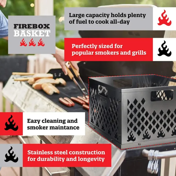 Stainless Steel Charcoal Firebox