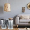 Farmhouse Storage End Table Set of 2