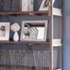Decorative Rustic Mirror For Walls - Distressed White