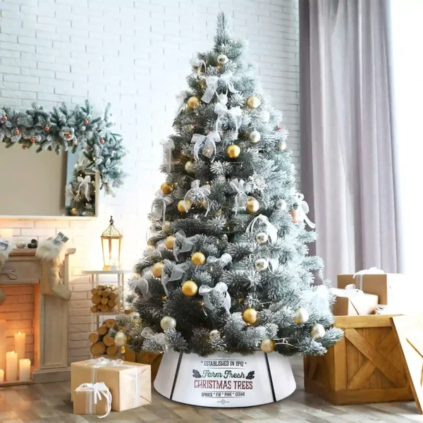 KIBAGA Farmhouse Christmas Tree Collar 30"