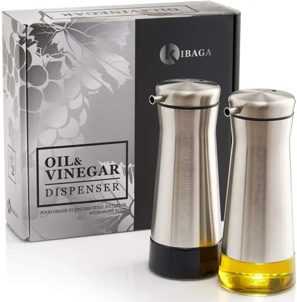 2X Gorgeous Olive Oil And Vinegar Dispenser