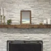 Decorative Rustic Mirror For Walls - Brown