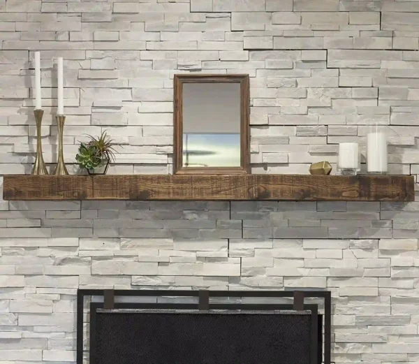 Decorative Rustic Mirror For Walls - Brown