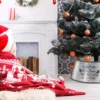KIBAGA Farmhouse Christmas Tree Collar 30" Tree Ring