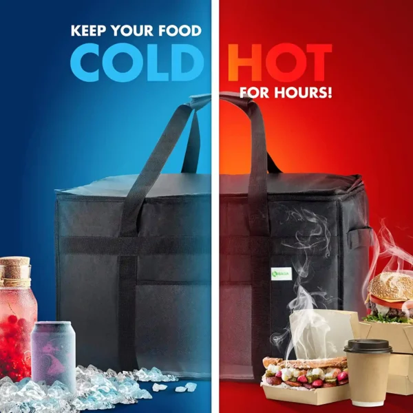 KIBAGA Premium Insulated Food Delivery Bag