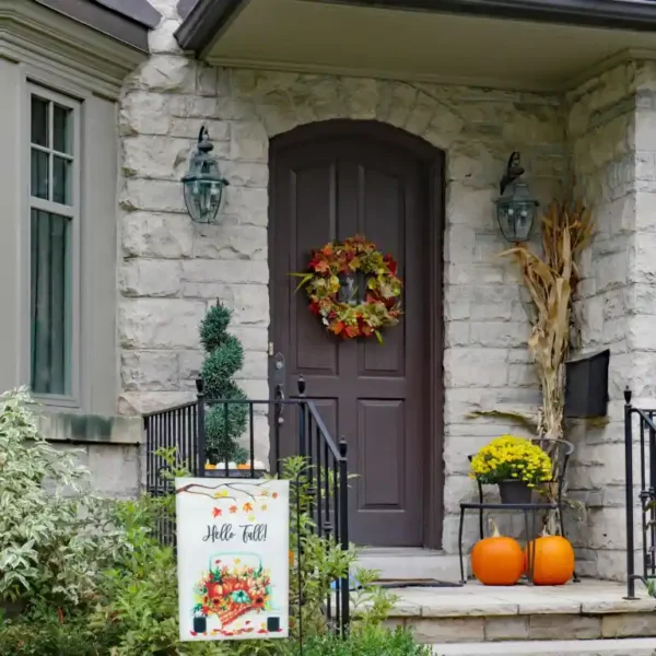 Beautiful Fall Garden Flag For Outdoor Decor