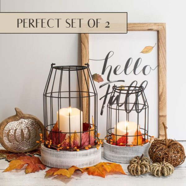 Rustic Farmhouse Lantern Decor
