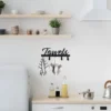 Aesthetic Bathroom Towel Rack for Wall Mount - Black