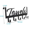 Aesthetic Over The Door Towel Rack for Your Bathroom