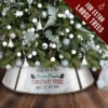 KIBAGA Farmhouse Christmas Tree Collar for Large Trees - 35"