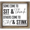 Funny Farmhouse Bathroom Decor Signs