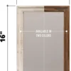 Decorative Rustic Mirror For Walls - Brown