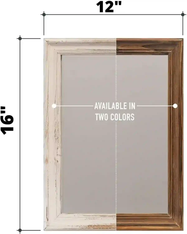 Decorative Rustic Mirror For Walls - Brown
